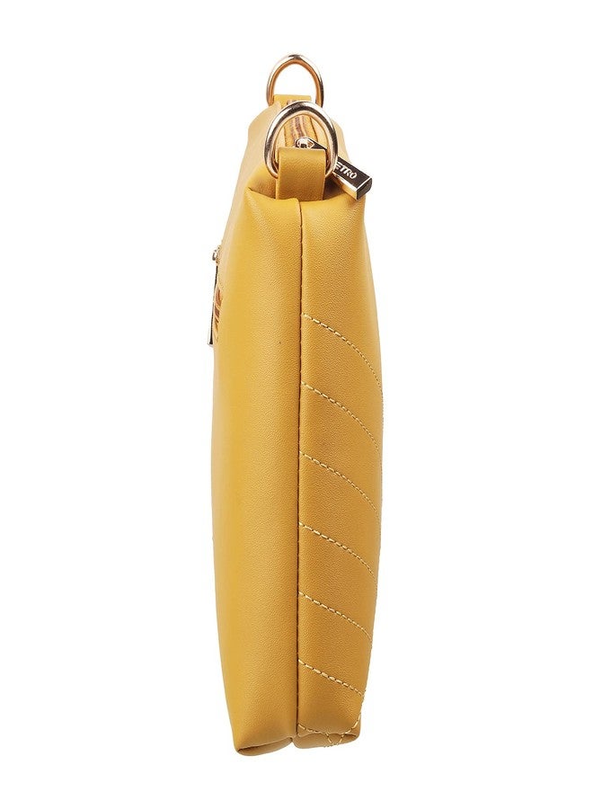 Metro Womens Synthetic Yellow Zip Top Sling (One Size) - Image 4