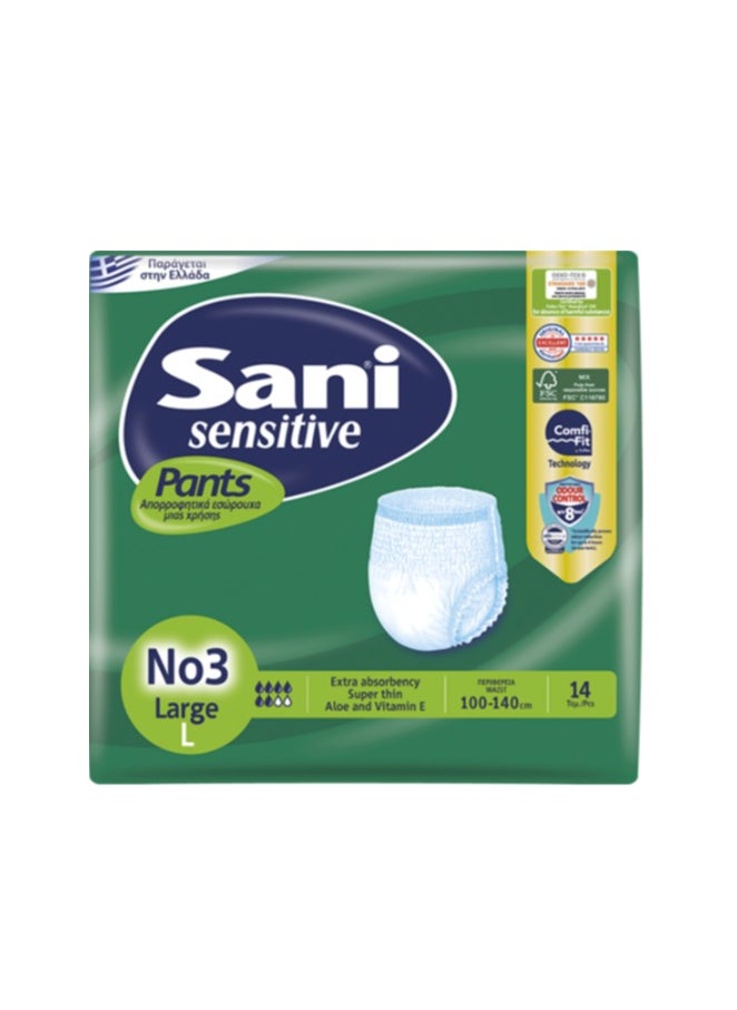 Sani Sensitive - Sani Diaper / Large 14 pieces - Image 1