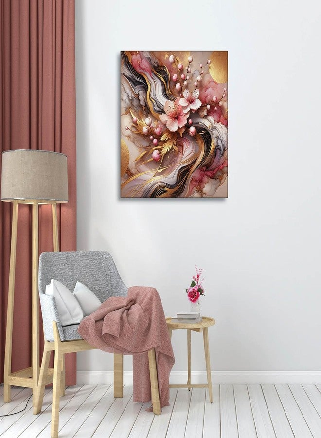 راندم لوحة فنية حديثة عشوائية على قماش، ديكور منزلي، لوحة جدارية بإطار لغرفة المعيشة والمكتب (RAC-1810) - Image 4