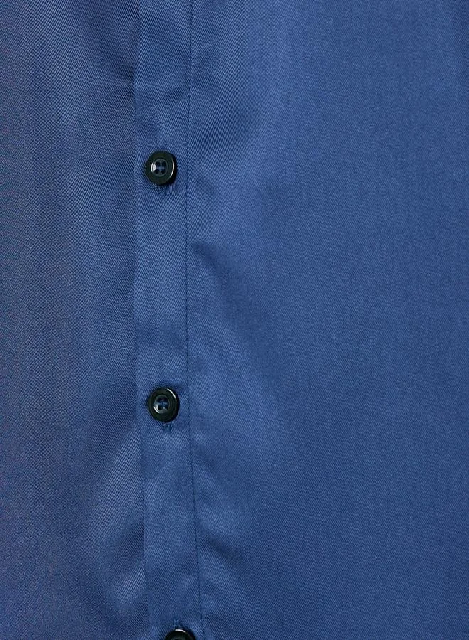 Take Two Navy Blue Men Navy Blue Long Sleeve Shirt for Men | Best Price UAE