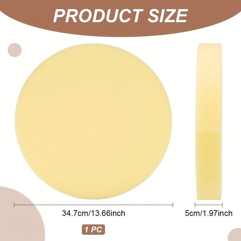 Round High Density Thick DIY Ceramic Craft Sponge Mat 11.81x1.97inch - Image 5