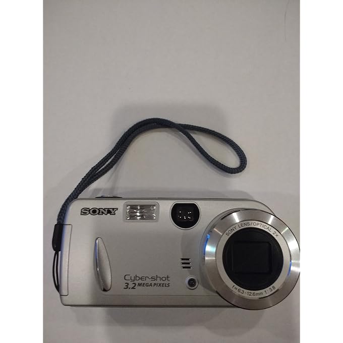 سوني كاميرا سوني DSC P52 سايبر شوت الرقمية بدقة 3.2 ميجابكسل مع تقريب بصري 2x (مجددة) - Image 1