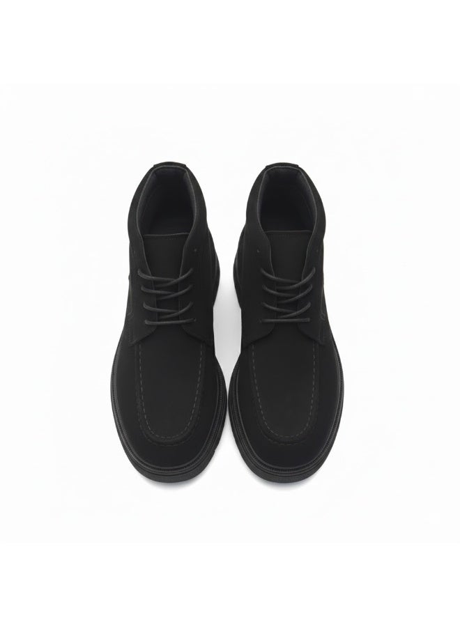 Stylish men's shoes made of suede - equipped with a comfortable Turkish rubber sole - available in various colors and sizes - Image 4