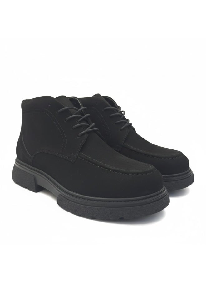 Stylish men's shoes made of suede - equipped with a comfortable Turkish rubber sole - available in various colors and sizes - Image 5