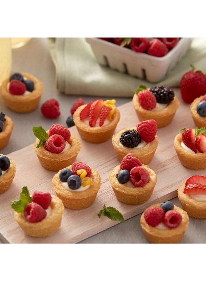 NIBEMINENT 48-Cavities Mini Muffin Bakeware Pan Black 15x21inch - Image 5