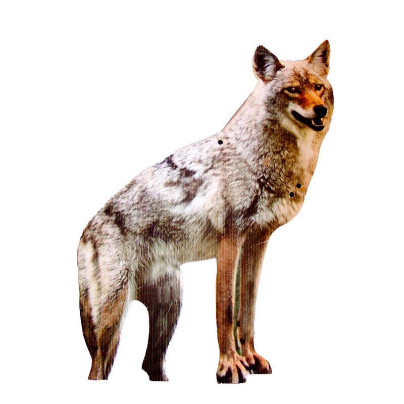 Bird-X 2D Hunting Coyote Predator Decoy - Targets Canada Geese, Deer and Rabbits Deterrent, Yard Ornament - Image 1