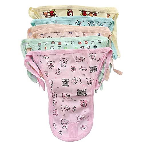Teri Beri Baby's Cotton Cloth Diapers/Langot Washable and Reusable Nappies (Multicolour, 0-3 Months) Pack of 12 - Image 2
