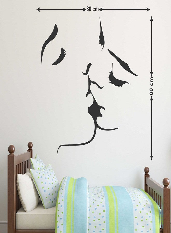 Wallstick 'Romantic Couple' Wall Sticker (Vinyl, 49 cm x 4 cm x 4 cm) - Image 2