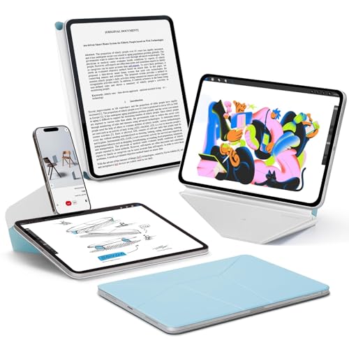 MOFT Dynamic Folio Case for iPad Pro 11 inch M5 2025 M4 2024 Slim Magnetic Stand Case with 20 Viewing Angles Auto WakeSleep Ultra Thin Soothing Mist x Misty Cove - Image 1