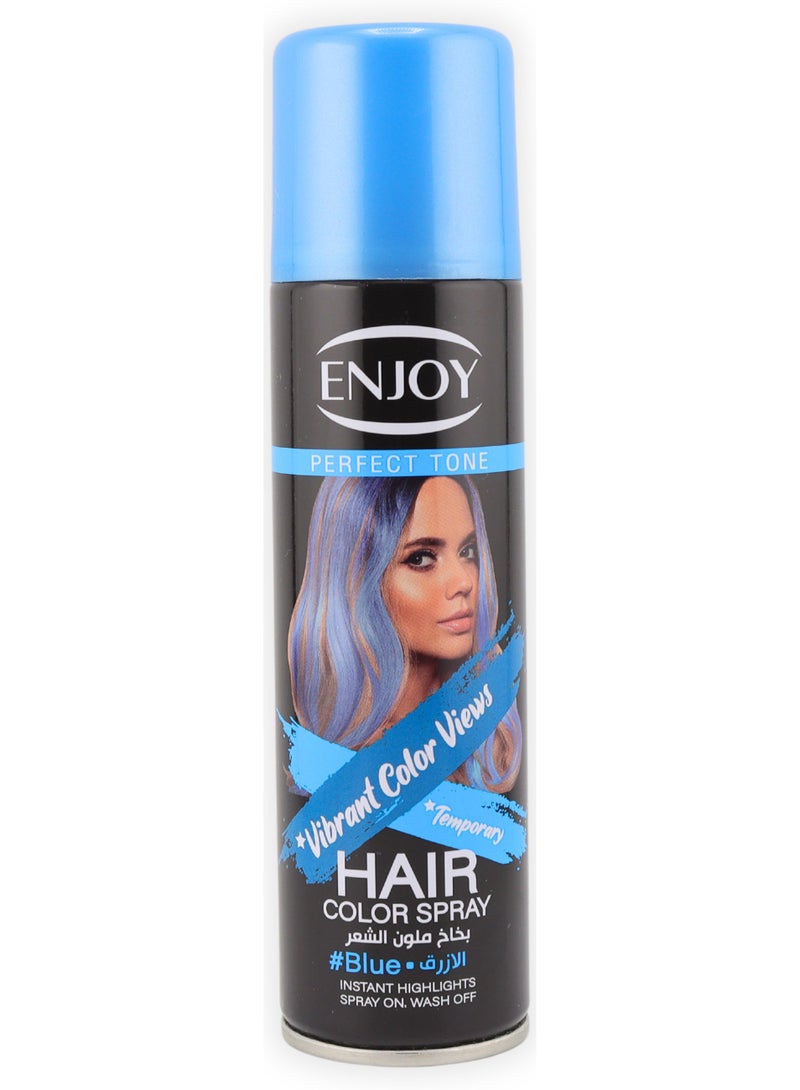 ENJOY Temporary Hair Color Spray – Blue | Vibrant, Washable & Non-Permanent | 150ml - Image 1