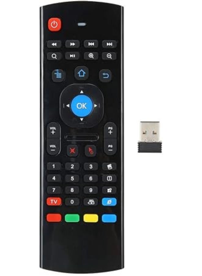 جهاز تحكم عن بعد، ماوس لاسلكي MX3 2.4G، محمول للكشف الحركة، لوحة مفاتيح بالاشعة تحت الحمراء بلوتوث للتحكم للتلفزيون والكمبيوتر، من سيلرينج وي - Image 1