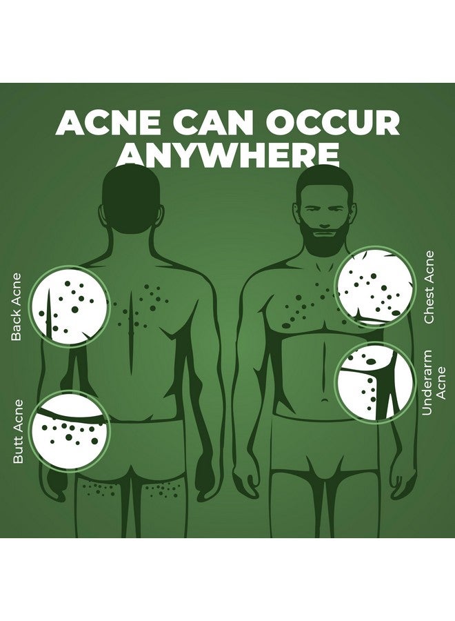 BEARDO Body Acne Clear Body Wash For Men (200Ml X 2) | With Neem, Tea Tree And Salicylic Acid | Clean Clear Skin | For Body Acne And Skin Purification | B-Acne - Image 5