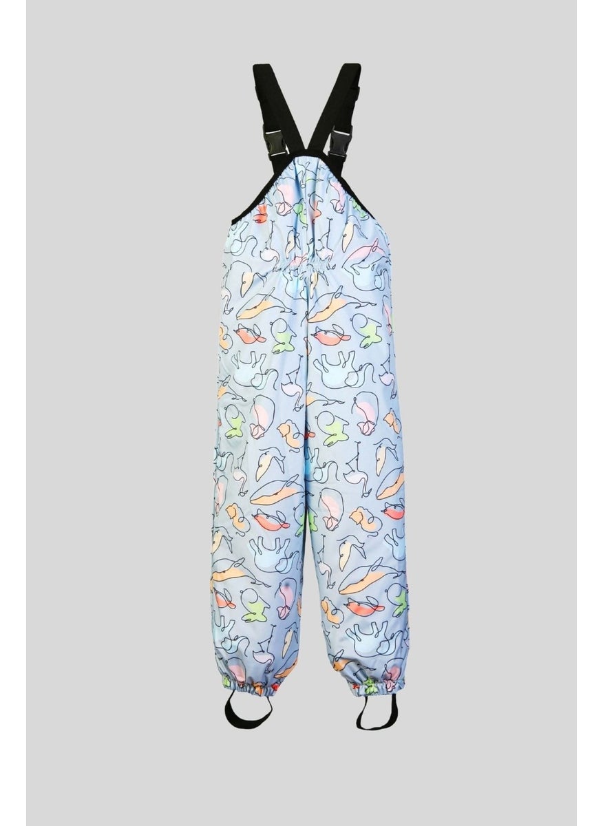 Belkızın Atölyesi Suspender Underwater Patterned Waterproof Overalls  - Image 2