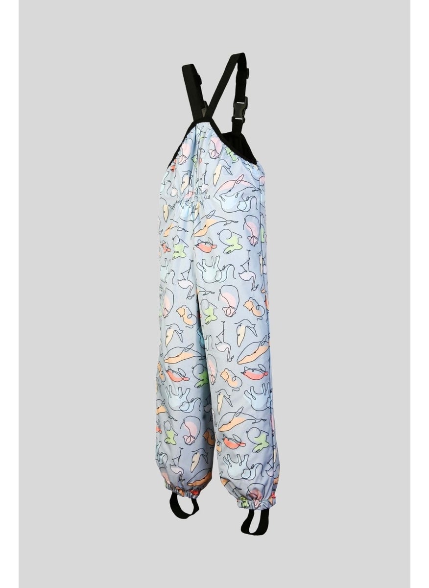 Belkızın Atölyesi Suspender Underwater Patterned Waterproof Overalls  - Image 3