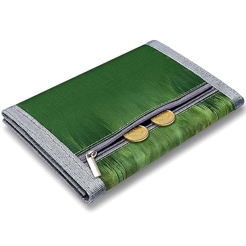 Yollber Dinosaur Kids Tri-Fold Wallet, Unisex, Ages 4-18, Faux Leather, Coin Pocket, Lightweight, Tri-Fold, 1 Count - Image 2