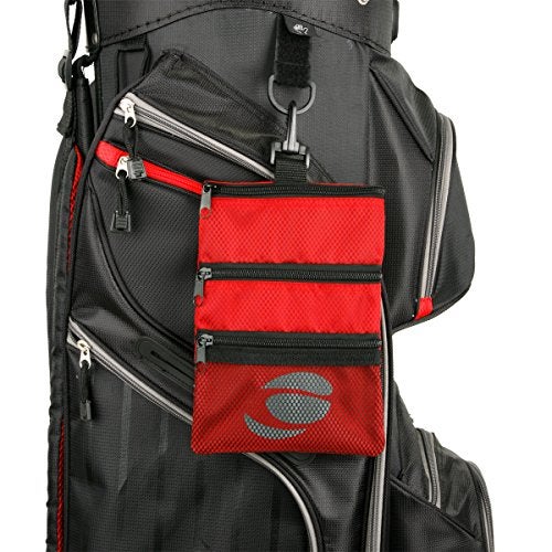 Orlimar Golf Detachable Accessory Pouch, Cherry Red, Regular - Image 4