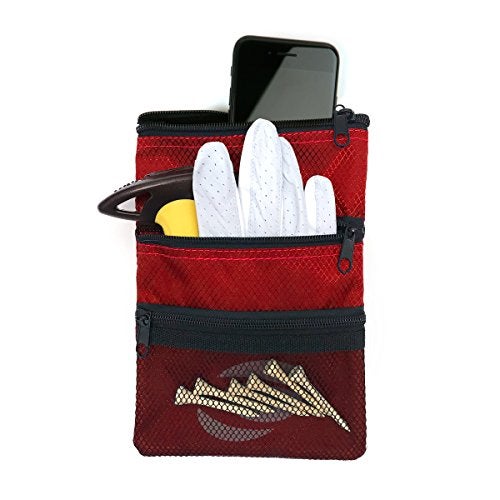 Orlimar Golf Detachable Accessory Pouch, Cherry Red, Regular - Image 3