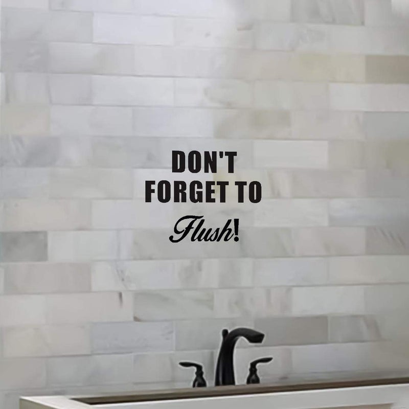 100Yellow ® Funny Quote PVC Toilet Seat Sticker - Image 3