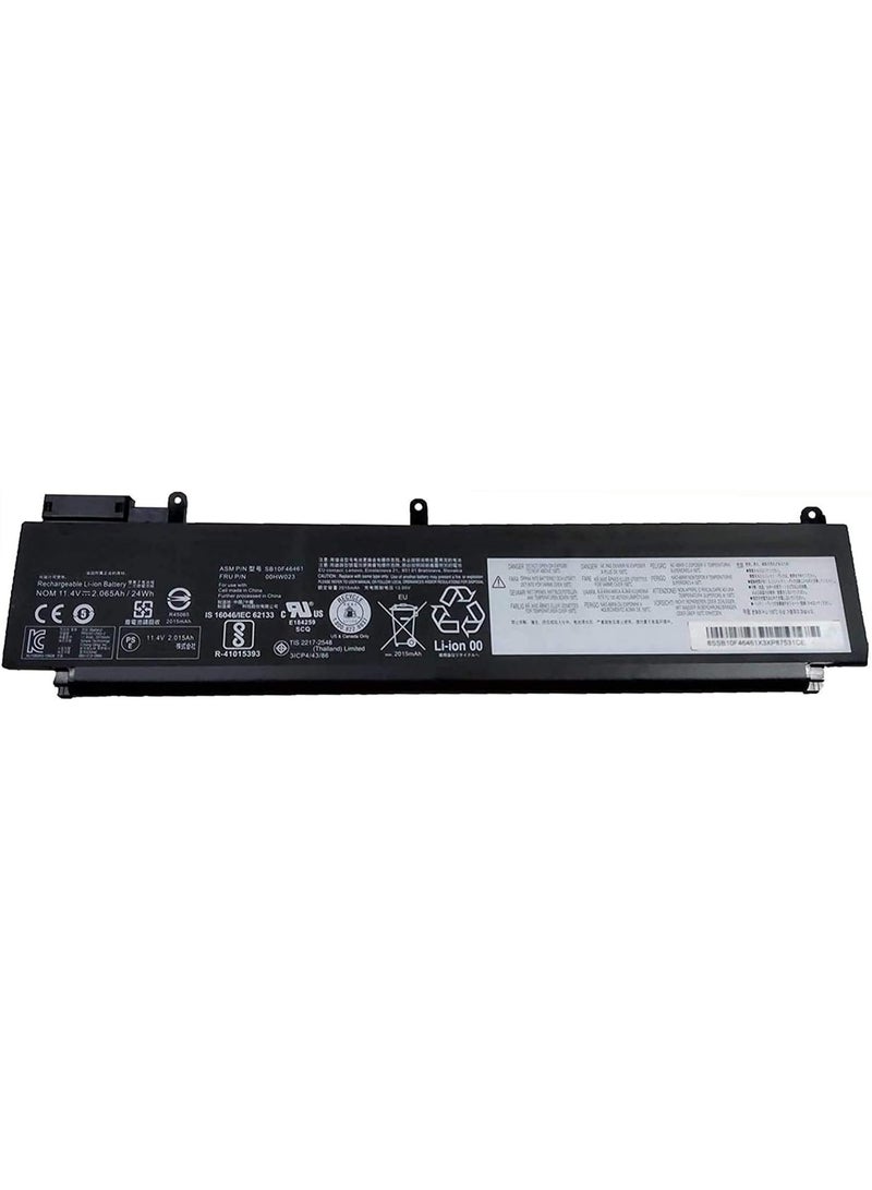زيكسين 11.4V 24Wh 00HW023 بطارية احتياطية للكمبيوتر المحمول متوافقة مع Lenovo Thinkpad T460s T470s Series 00HW022 00HW036 00HW037 SB10F46460 SB10F46461 SB10F46474 - Image 1