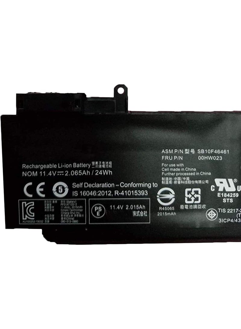زيكسين 11.4V 24Wh 00HW023 بطارية احتياطية للكمبيوتر المحمول متوافقة مع Lenovo Thinkpad T460s T470s Series 00HW022 00HW036 00HW037 SB10F46460 SB10F46461 SB10F46474 - Image 4
