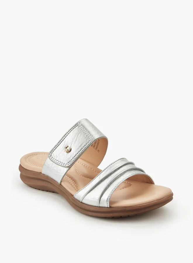 لو كونفورت Women Hook & Loop Slide Sandals