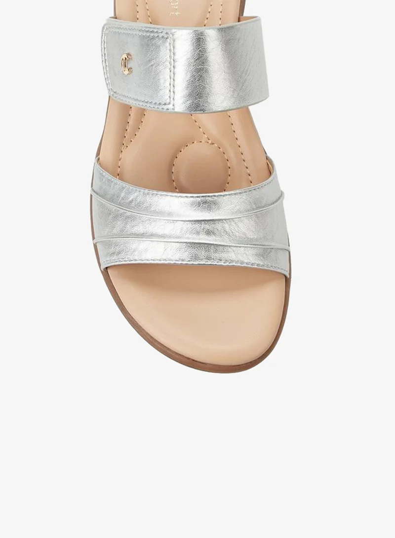 Le Confort SILVER Women Hook & Loop Slide Sandals for Women | Best Price UAE