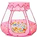 GeerWest Baby Ball Pit for Toddler with Star Lights  Pop Up Princess Play Tent for Kids  Indoor Outdoor Baby Girl Toys Birthday Gifts  NO Balls Pink Tent - Image 4