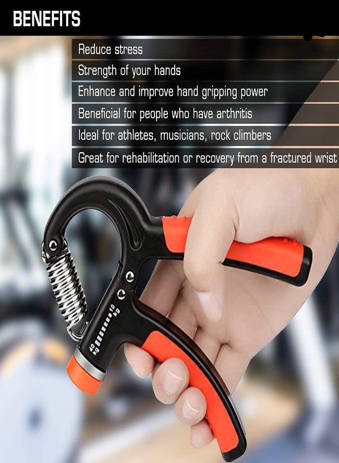 CABRIO Adjustable Hand Grip Strengthener, Hand Gripper for Men & Women for Gym Workout Hand Exercise Equipment to Use in Home for Forearm Exercise, Finger Exercise Power Gripper - Image 3