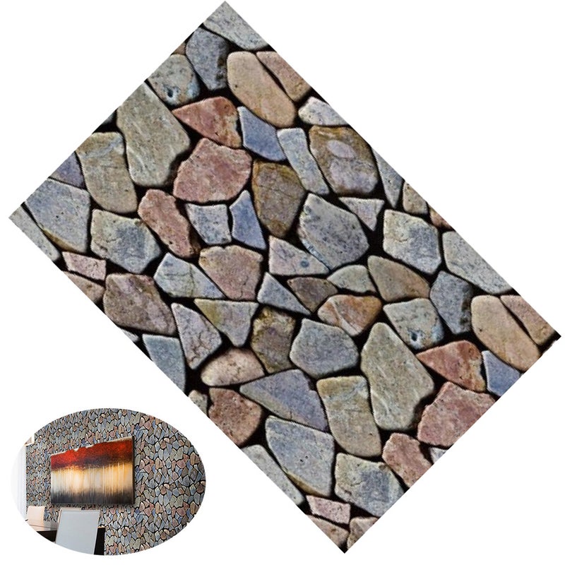 3D Stone Wallpaper Brick Sticker Peel and Stick Wall Decals Decoration for Home - Image 3