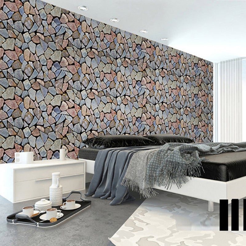 3D Stone Wallpaper Brick Sticker Peel and Stick Wall Decals Decoration for Home - Image 2