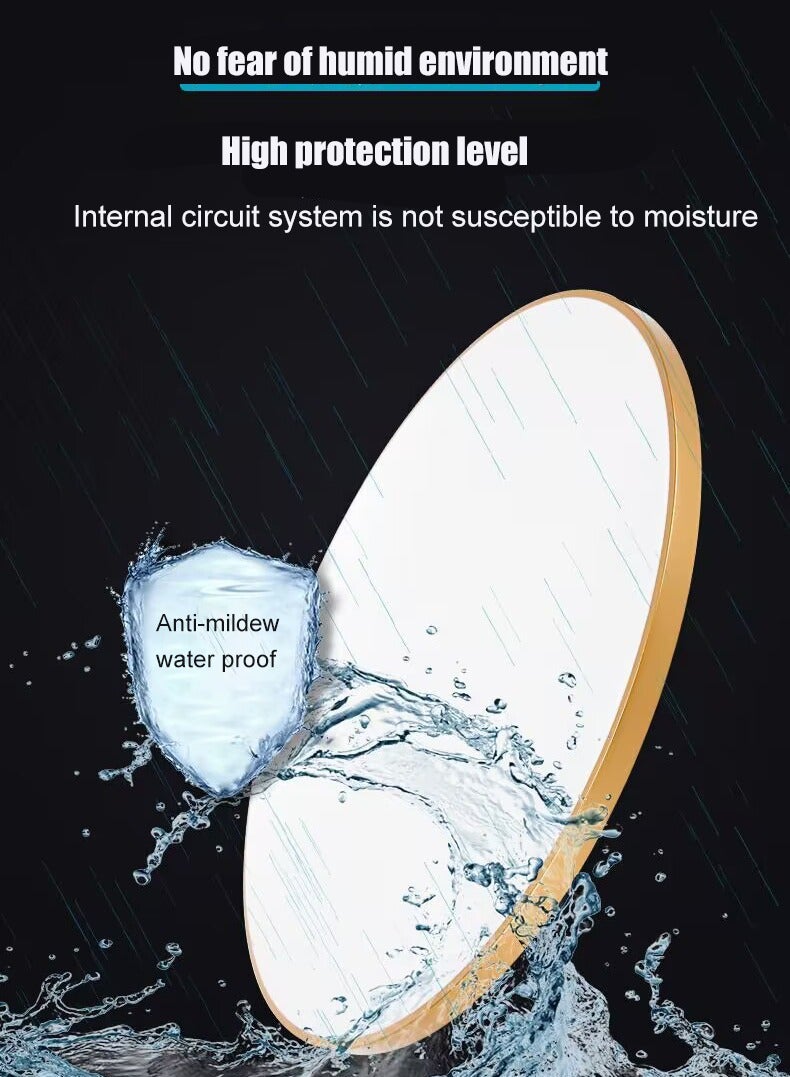 Round LED Ceiling Light 24W White Frame Diameter 30CM - Image 5