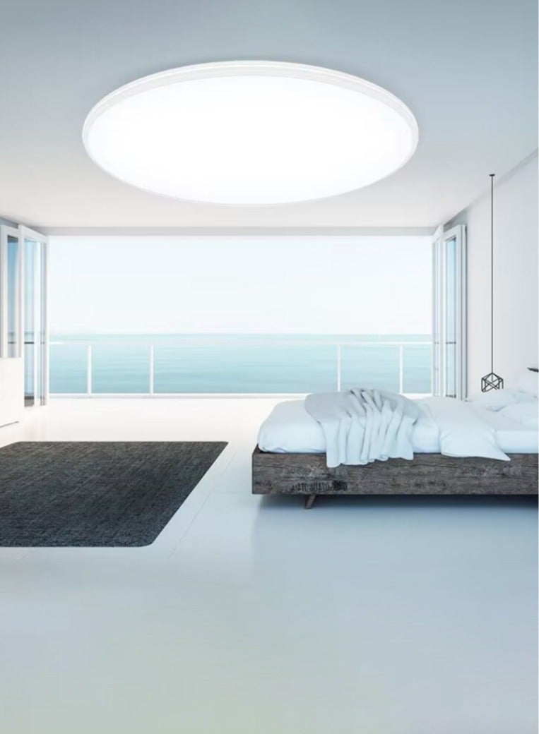 Round LED Ceiling Light 24W White Frame Diameter 30CM - Image 2