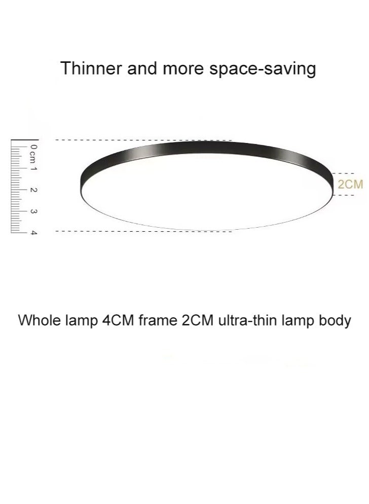 Round LED Ceiling Light 24W White Frame Diameter 30CM - Image 4