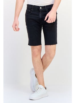 Levi's Men Washed Stretch Denim Shorts, Black  - Image 1