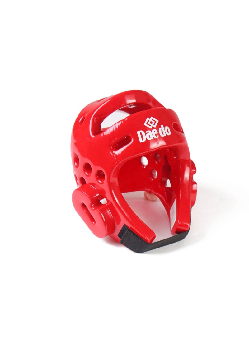 داي دو واقي رأس التايكوندو مبطن باللون الأحمر - Image 1