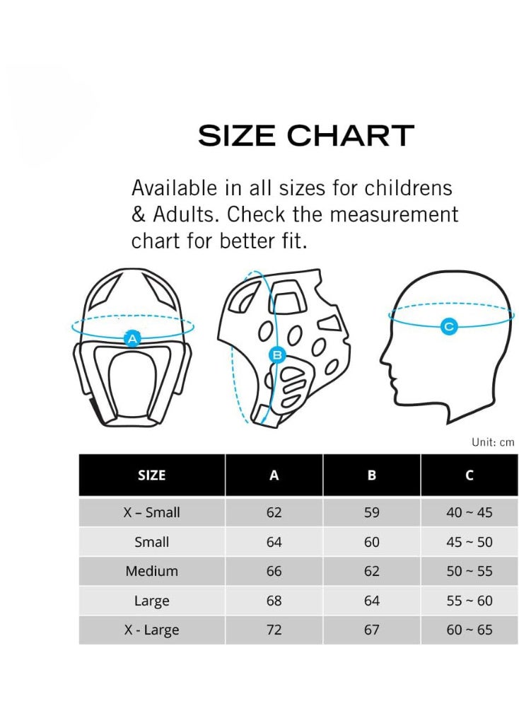 داي دو واقي رأس التايكوندو مبطن باللون الأحمر - Image 2