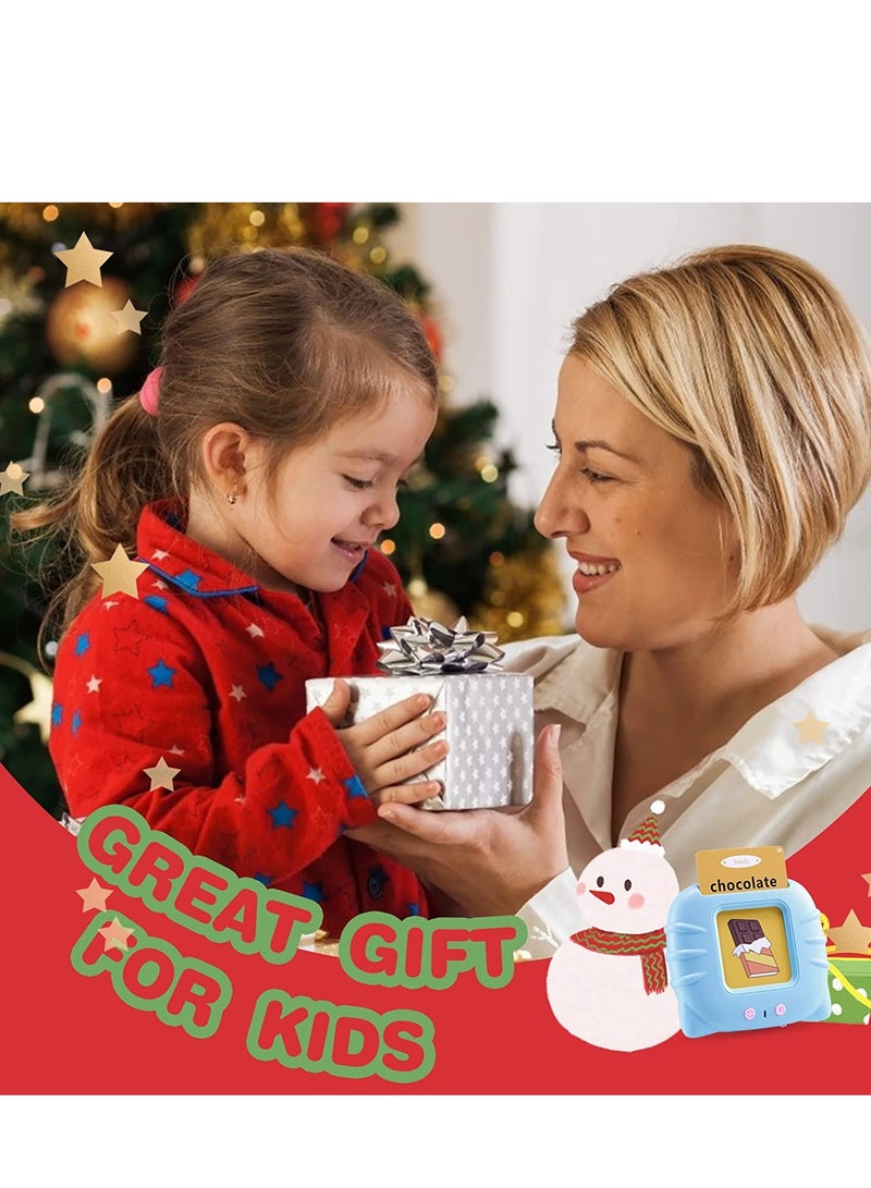 112 Cards Talking Flash Cards for Toddlers 2-4 Years ,Educational Toys for 1 2 3 4 Year Old - Speech Therapy Toys Learning Animals Shape Color, Learning Cards Machine Birthday Gift for Ages 1-4 - Image 4