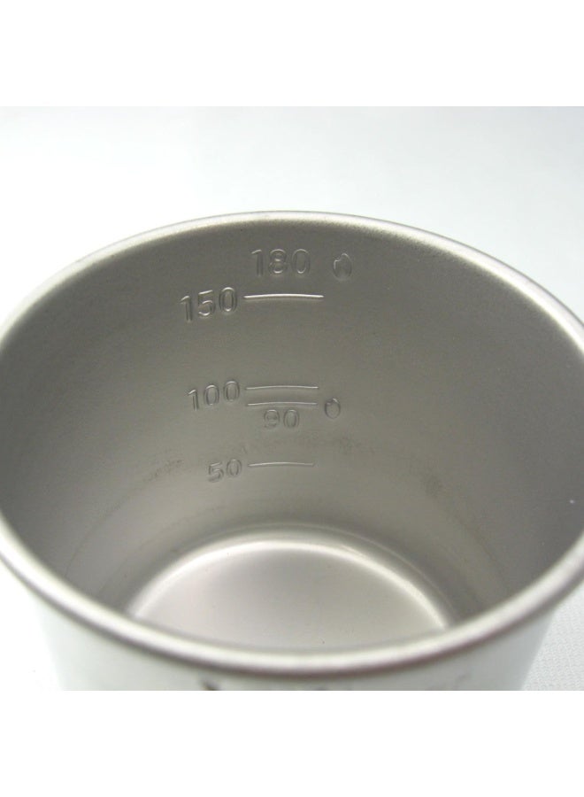Daiso Japanese Rice Measuring Cup(180cc = 1 Gou Cup) Stainless Steel - Image 2