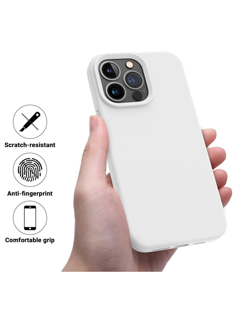 iPhone 15 pro Case Upgrade Defender Silicone Cover ShockProof Anti-Scratch Protective Phone Case (WHITE) - Image 4