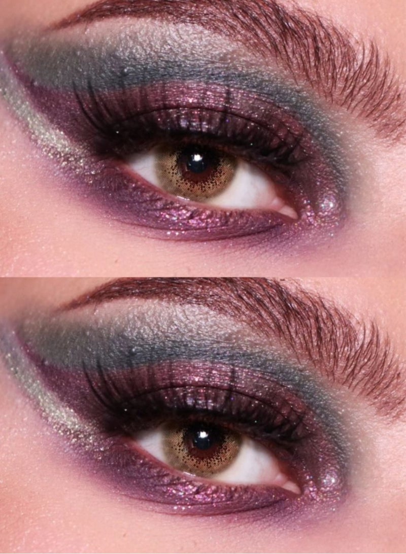 يونيبلينغ عدسات لاصقة ملونة البنية المحيطية الملونة (سنوية) - Image 1