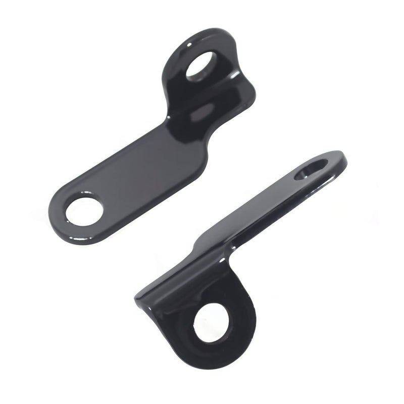 Turn Signal Indicator Relocation Holder Axle Shaft Mount Bracket Compatible with Harley Sportster XL883 1200 Dyna Gloss Black