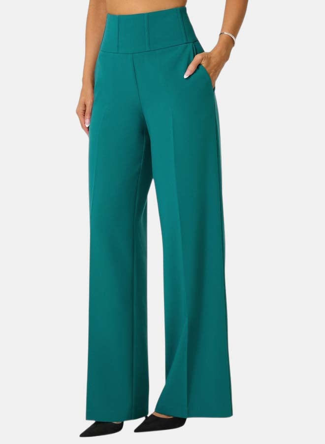 bebe Tailored High Waist Palazzo Leg Pant - Image 1