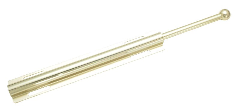 H. Bowes 12" Valet Rod Standard for Closet Polished Brass PB Metal - Image 1