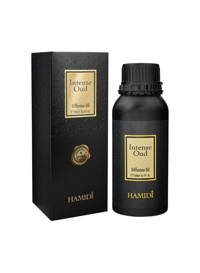 DANUBE HOME Hamidi Intense Oud Diffuser Oil 500ml Strong Long Lasting Fragrance - Image 3