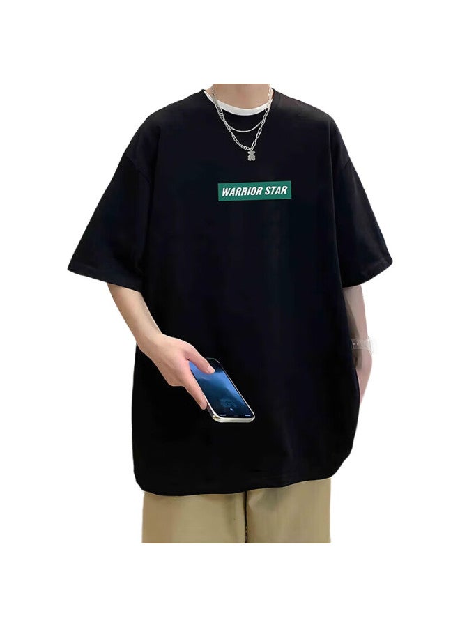 Warrior Sports Short-Sleeve T-Shirt For Men, Pure Cotton Summer Clothing, Basketball Tee, Breathable Quick-Dry Running Men'S Fitness Apparel - Image 3