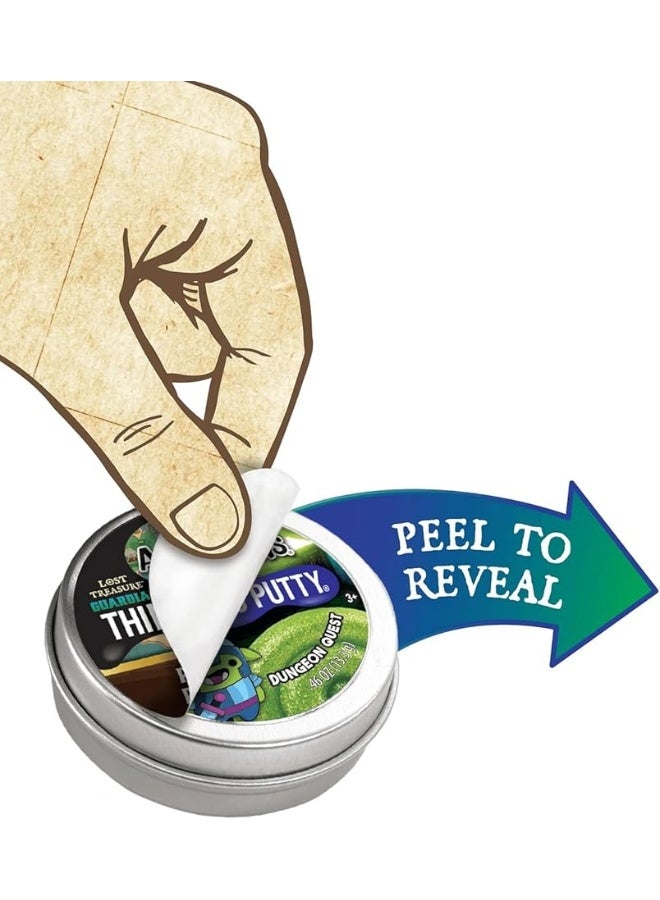 CRAZY AARONS Crazy Aaronâ€™s Lost Treasure Guardians Thinking Putty - Mini Tin (4 Pack) - Image 3