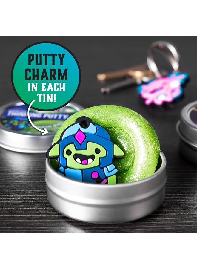 CRAZY AARONS Crazy Aaronâ€™s Lost Treasure Guardians Thinking Putty - Mini Tin (4 Pack) - Image 4