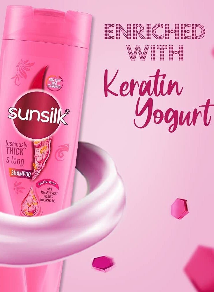 Sunsilk Shampoo Shine & Strength 350ML - Image 3