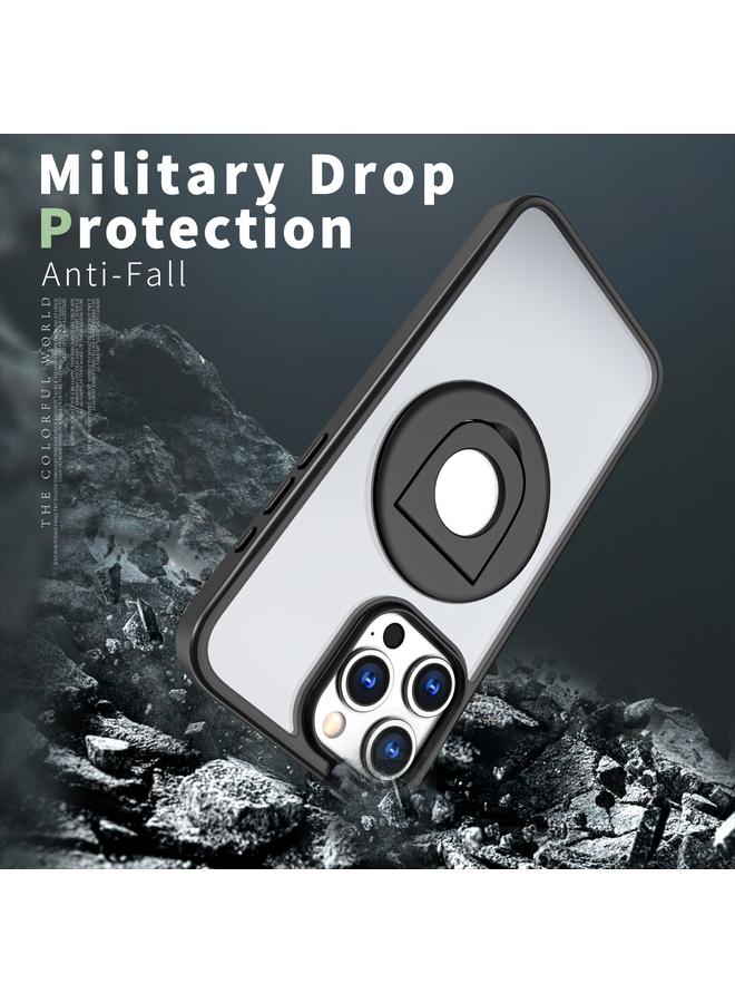 Zaboon Case For iPhone 13 Pro Max / 12 Pro Max Transparent U-Ring Holder MagSafe Magnetic Phone Case - Image 3