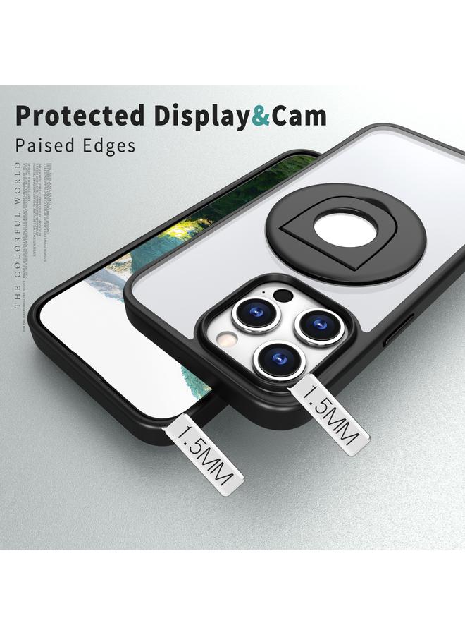 Zaboon Case For iPhone 13 Pro Max / 12 Pro Max Transparent U-Ring Holder MagSafe Magnetic Phone Case - Image 5